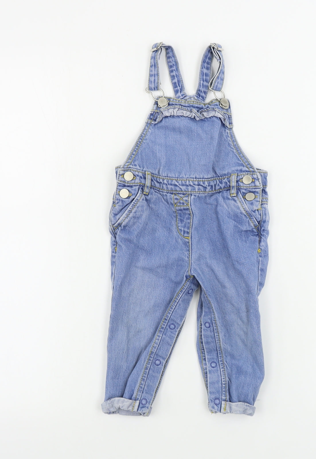 NEXT  Girls Blue   Dungaree One-Piece Size 9-12 Months