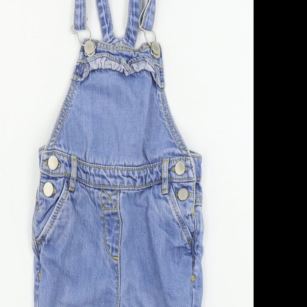 NEXT  Girls Blue   Dungaree One-Piece Size 9-12 Months