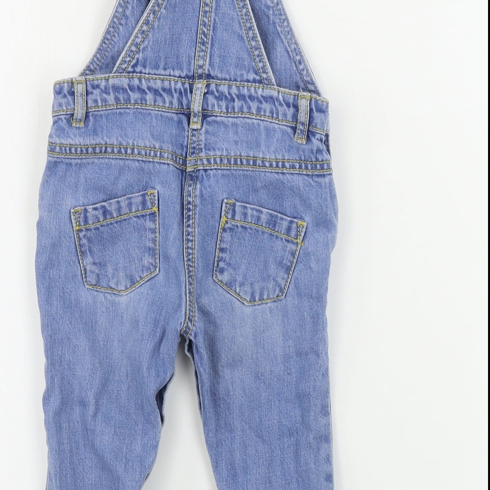 NEXT  Girls Blue   Dungaree One-Piece Size 9-12 Months