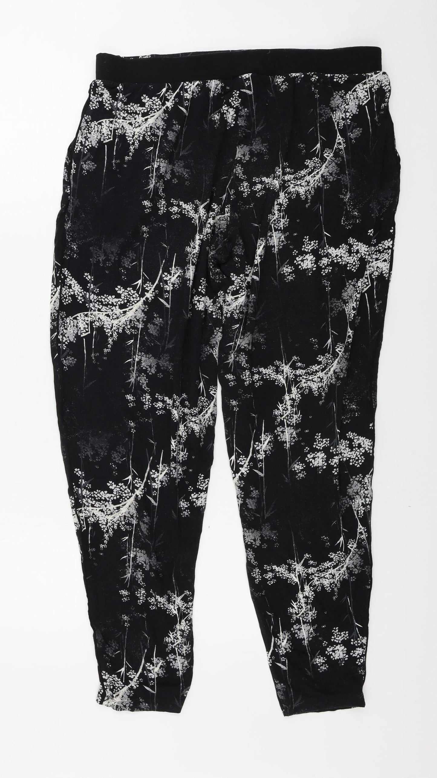 NEXT  Womens Black   Trousers  Size 16 L25 in