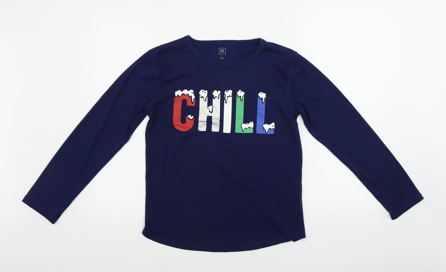 Gap  Womens Blue   Basic T-Shirt Size 14  - Christmas T Shirt