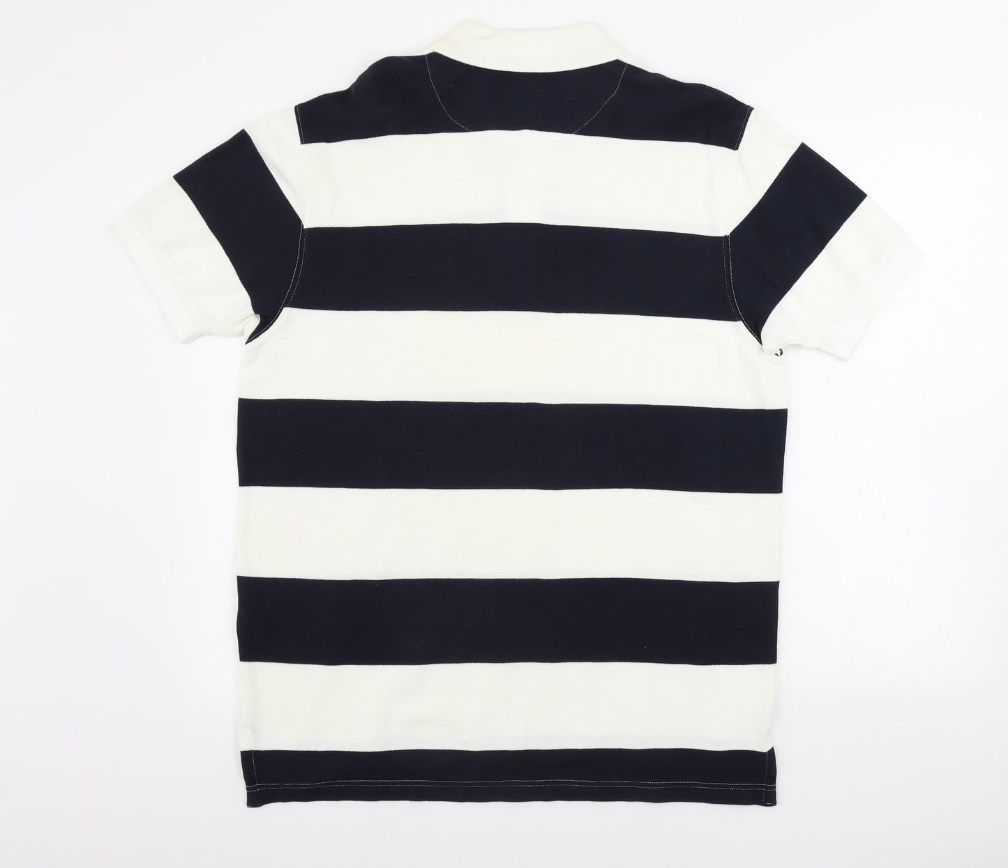 TYRWHITT  Mens Ivory Striped   Polo Size L