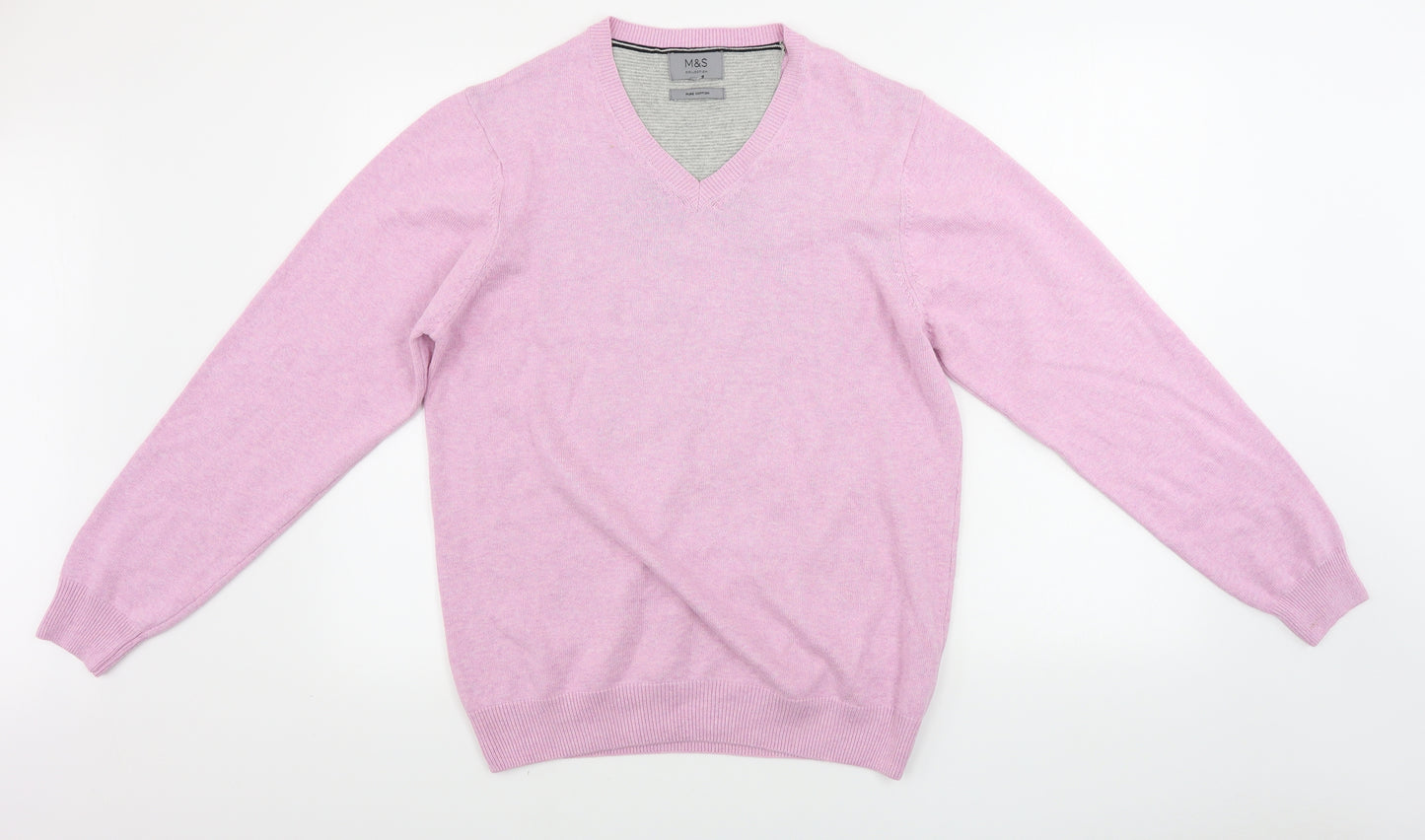 Marks and Spencer  Mens Pink   Pullover Jumper Size M