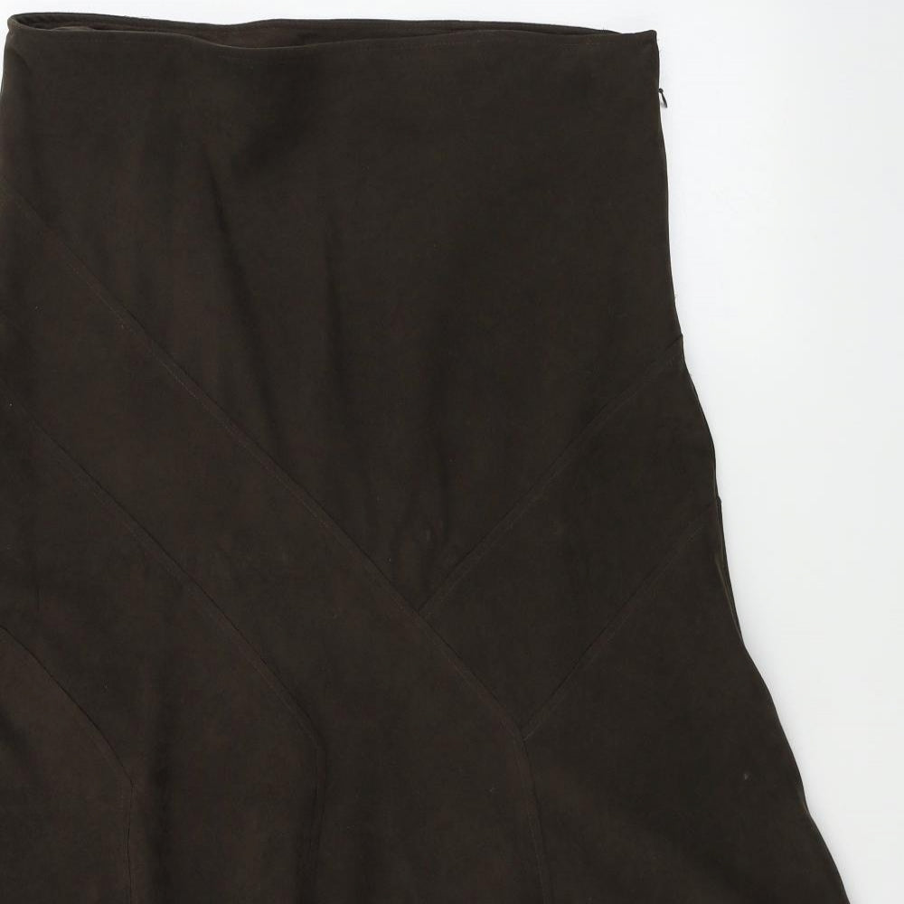 Papaya  Womens Brown   A-Line Skirt Size 14
