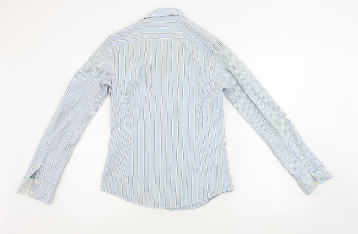 Jack Wills  Womens Blue Striped  Basic Button-Up Size 10