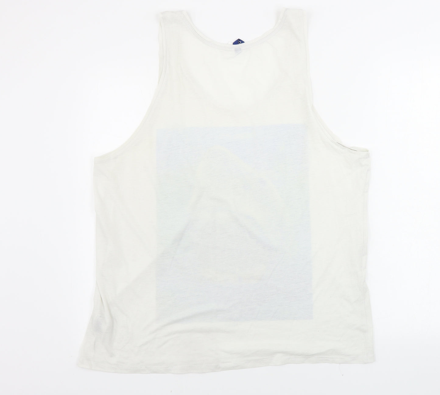 H&M  Mens White    T-Shirt Size XL