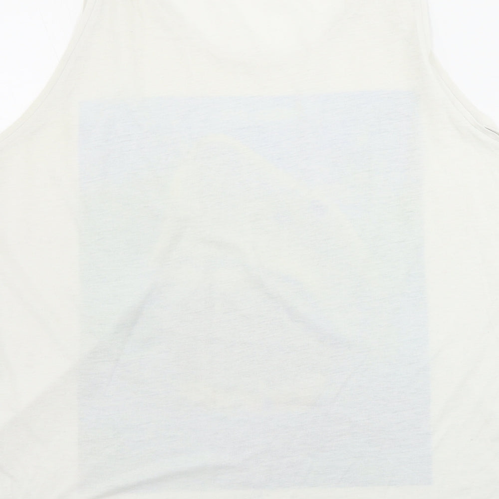 H&M  Mens White    T-Shirt Size XL