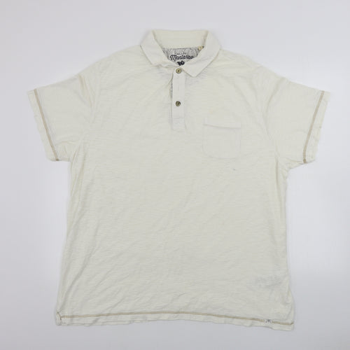 Mataray     Mens Beige    Polo Size XL