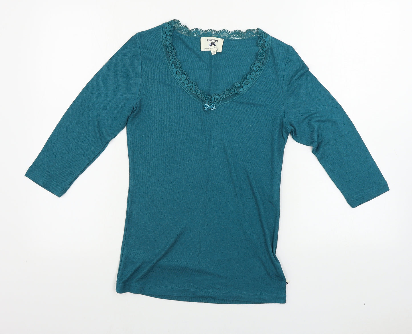 Night Owl  Womens Green   Basic T-Shirt Size M