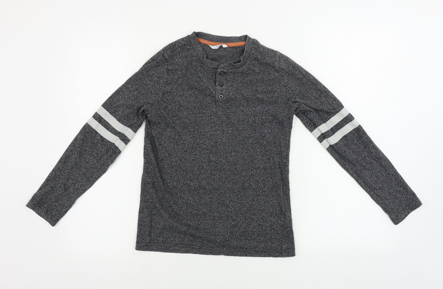 Marks and Spencer   Boys Grey   Basic T-Shirt Size 11-12 Years