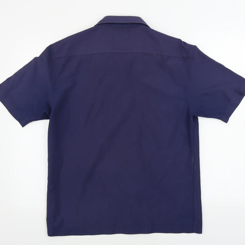 Burton  Mens Blue    Button-Up Size S