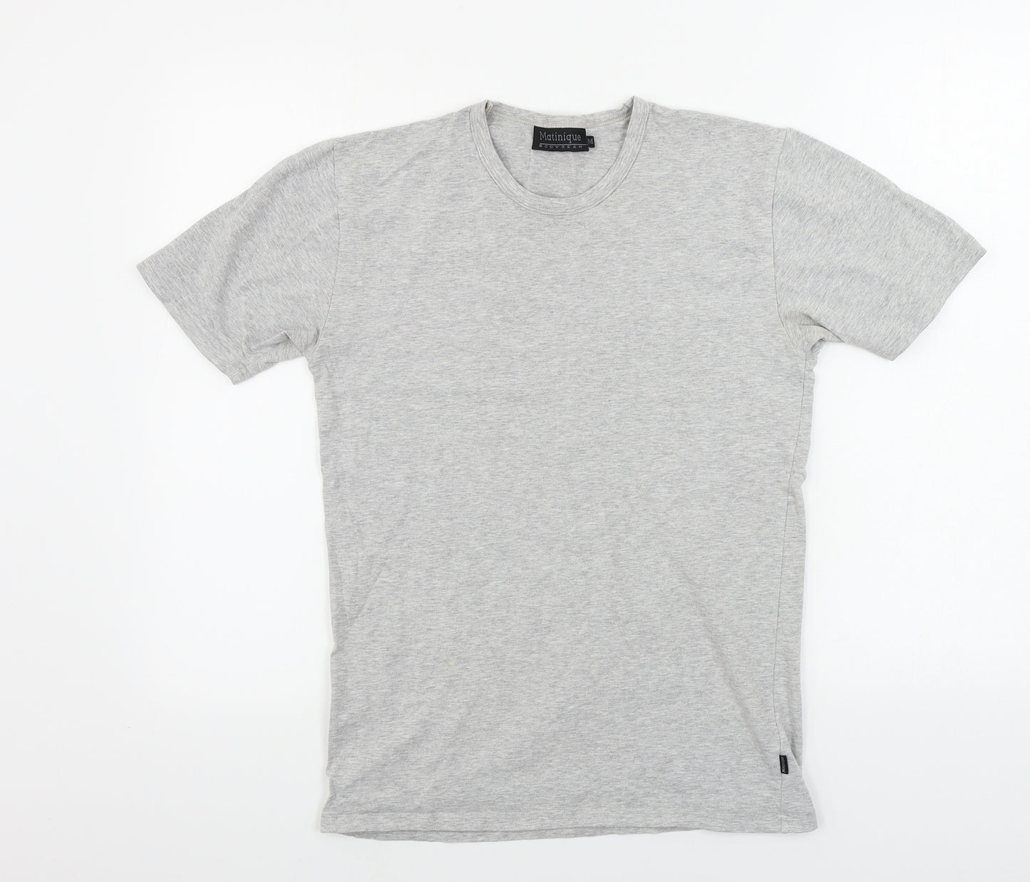 mantique Womens Grey   Basic T-Shirt Size M