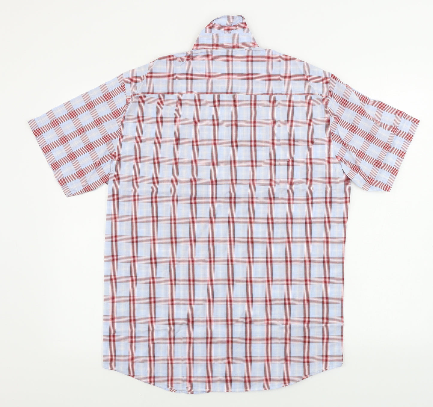 MCNEAL  Mens Blue Check   Button-Up Size S