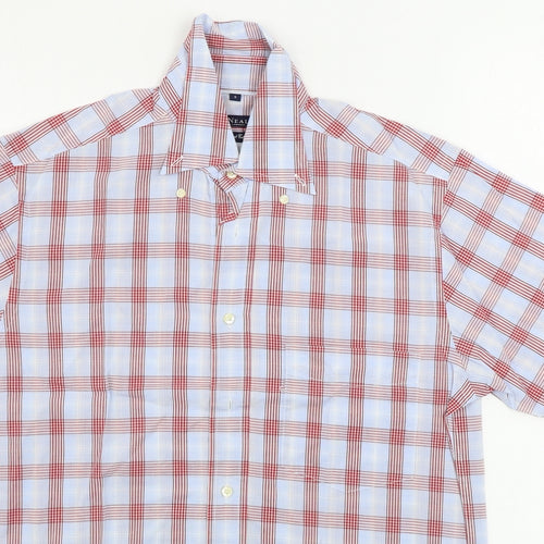 MCNEAL  Mens Blue Check   Button-Up Size S
