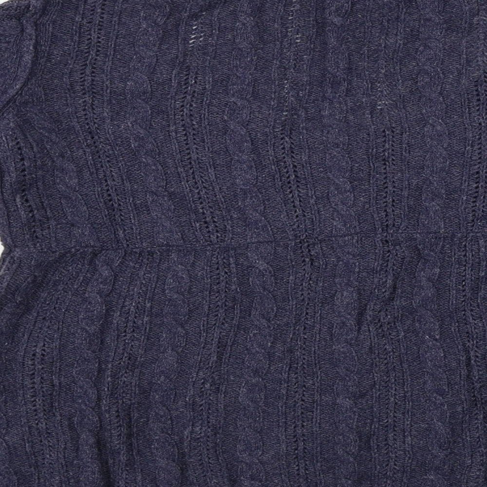 White Stuff Womens Blue   Cardigan Jumper Size 8