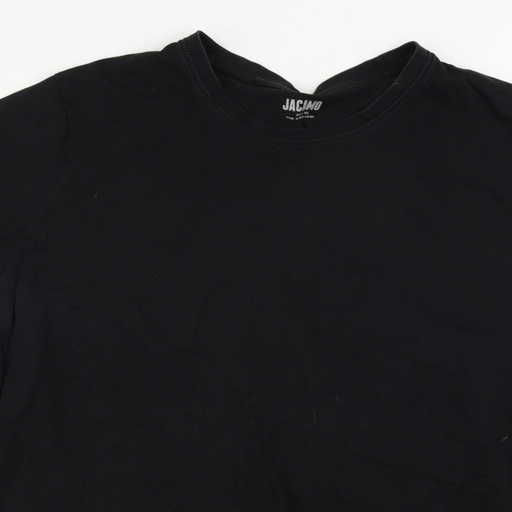 Jacamo Mens Black    T-Shirt Size XL