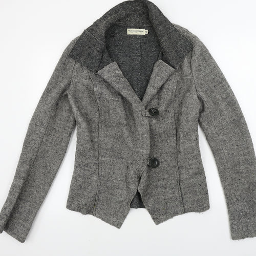 Simon Jefferey  Womens Grey   Jacket Coat Size 10