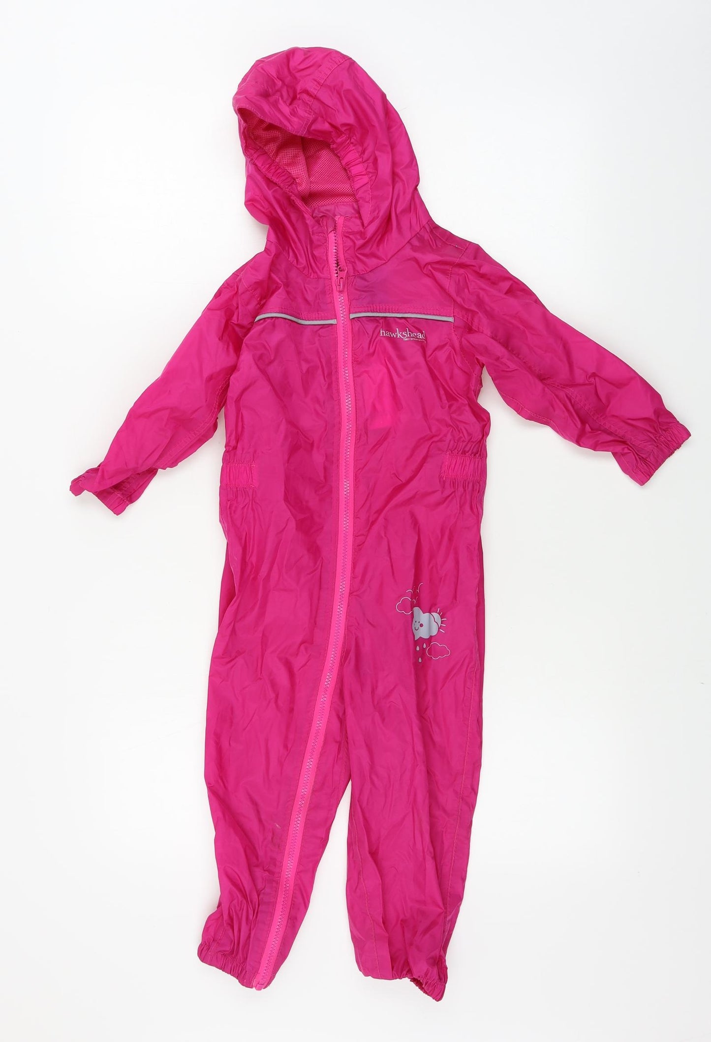 Hawkshed  Girls Pink   Jacket Snowsuit Size 2-3 Years