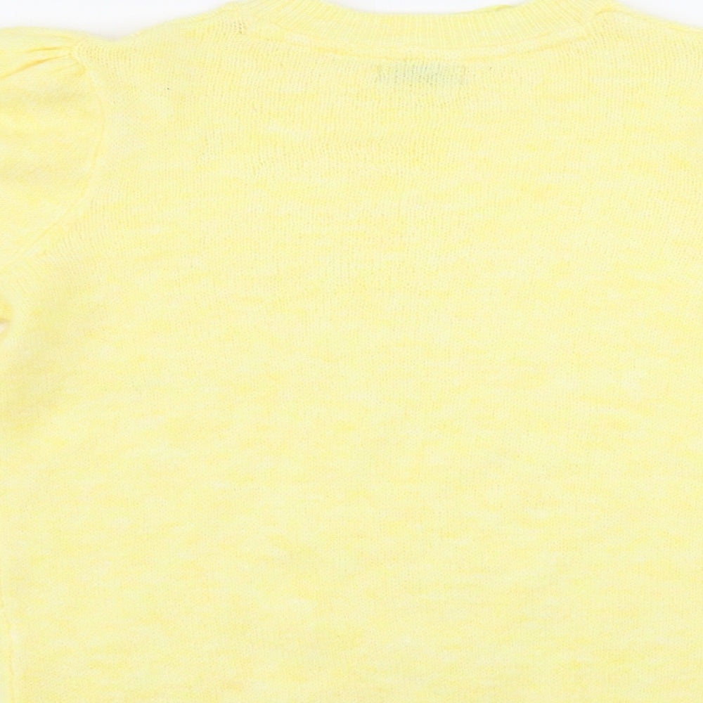 Papaya Womens Yellow   Pullover Jumper Size S