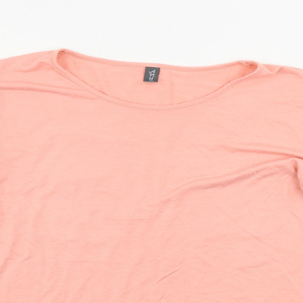 anya  Womens Pink   Basic T-Shirt Size M