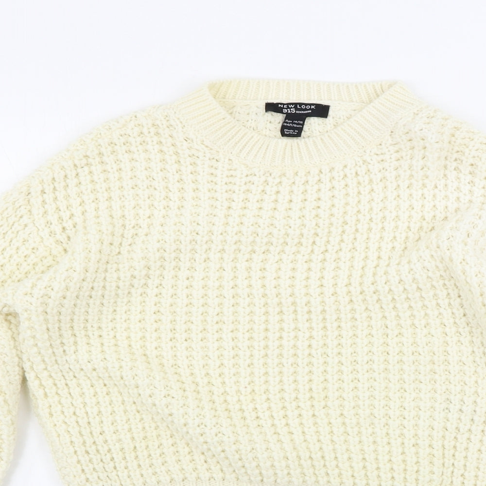 New Look  Girls Beige   Pullover Jumper Size 14-15 Years