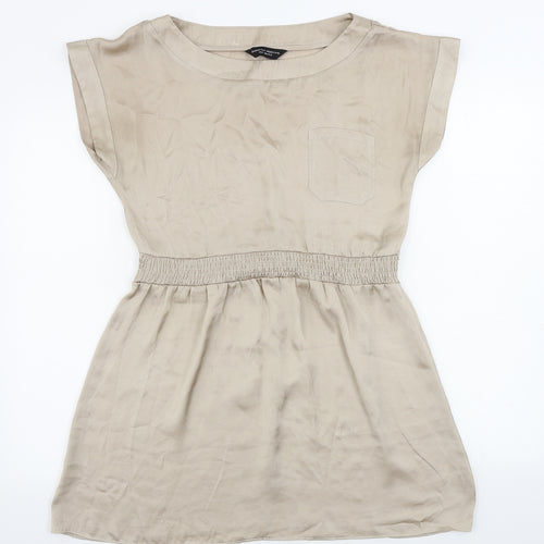 Dorothy Perkins  Womens Beige   Basic Blouse Size 10