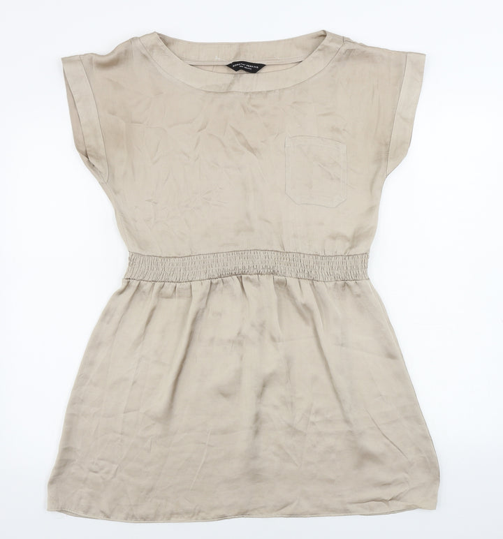 Dorothy Perkins  Womens Beige   Basic Blouse Size 10