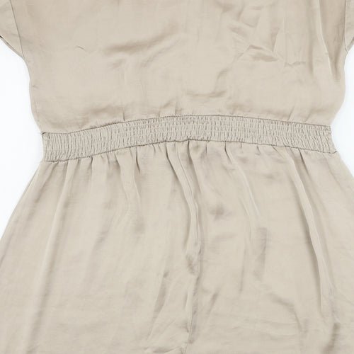 Dorothy Perkins  Womens Beige   Basic Blouse Size 10