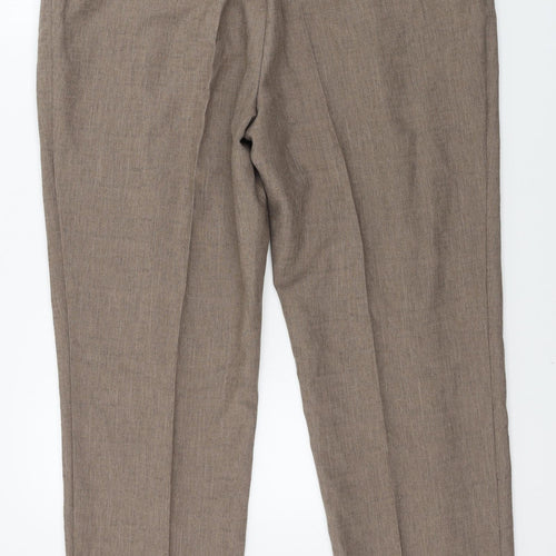 Marks and Spencer  Womens Brown   Trousers  Size 20 L29 in