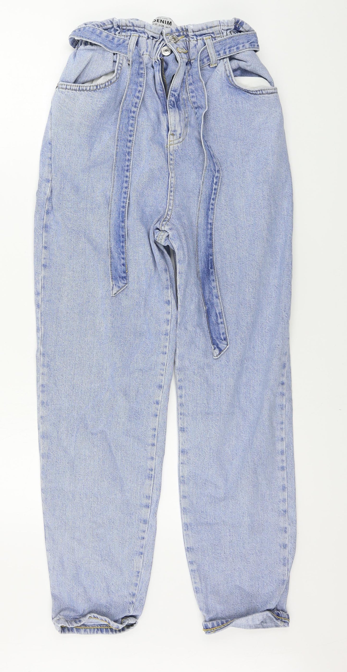 New Look  Womens Blue   Straight Jeans Size 10 L25 in