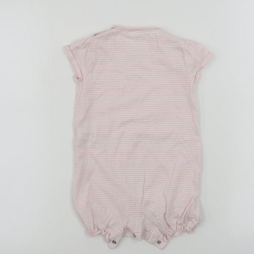 NEXT  Girls Pink Striped  Babygrow One-Piece Size 12-18 Months