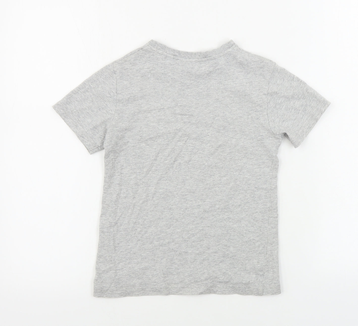 NEXT Boys Grey   Basic T-Shirt Size 6 Years  - sequin detail