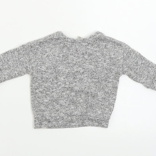 River Island  Girls Grey   Basic T-Shirt Size 3-6 Months