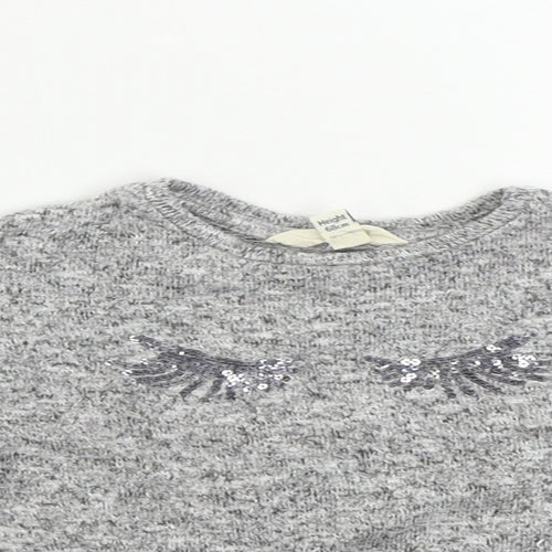 River Island  Girls Grey   Basic T-Shirt Size 3-6 Months