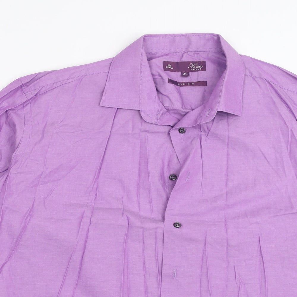 NEXT Mens Purple    Dress Shirt Size 17