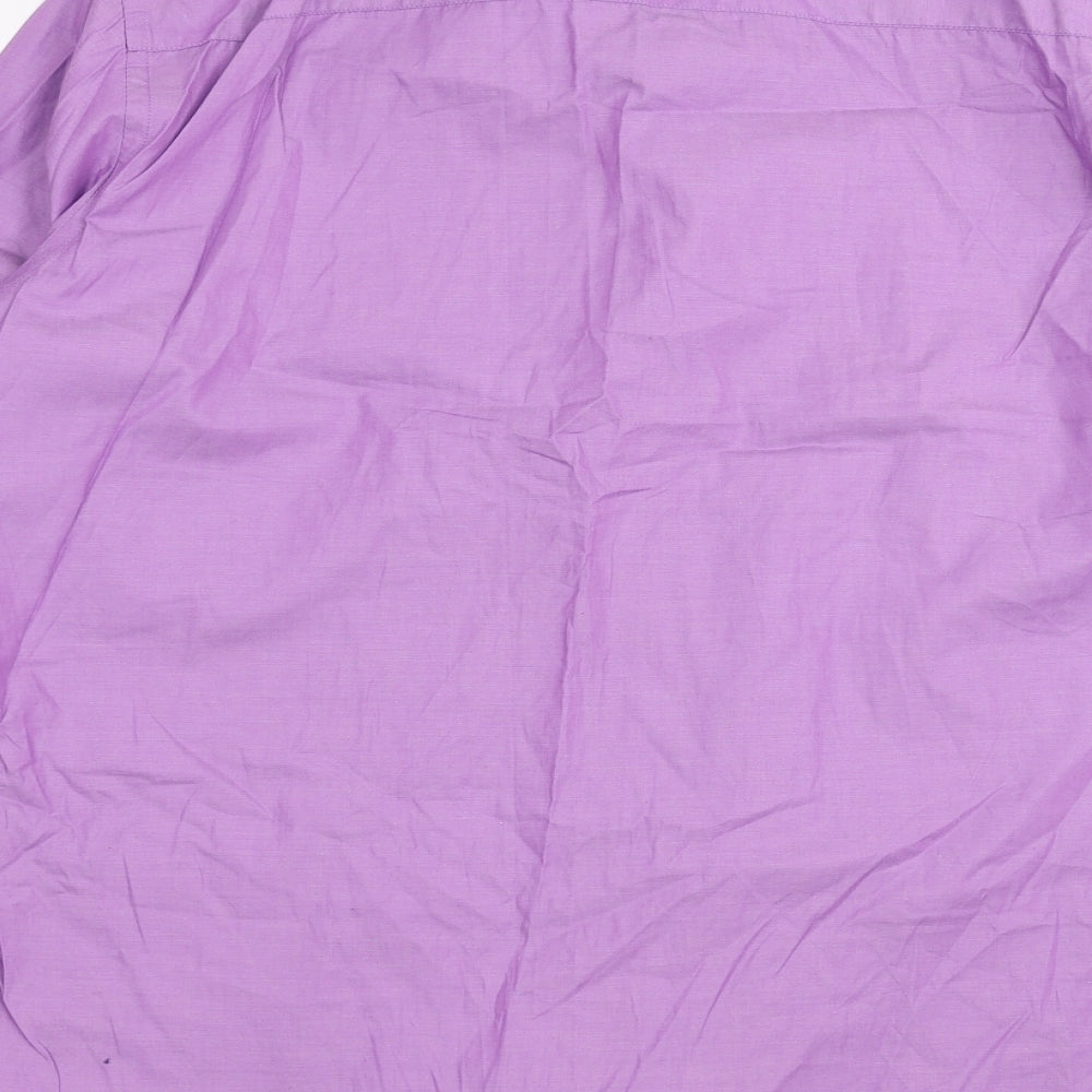 NEXT Mens Purple    Dress Shirt Size 17