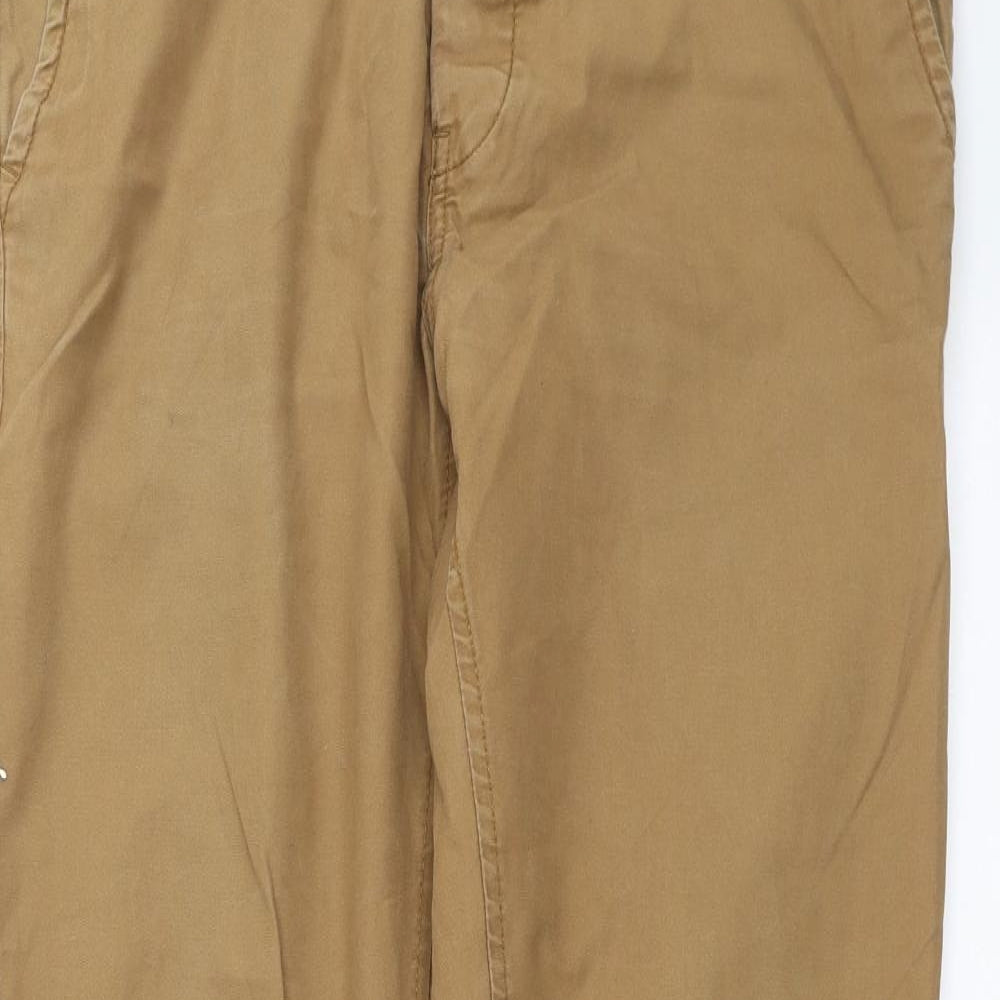 H&M Mens Beige   Chino Trousers Size 34 in L34 in