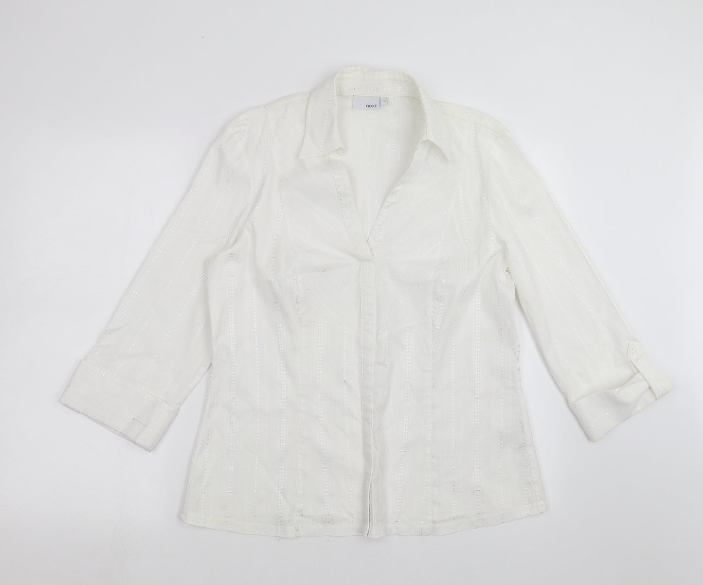 NEXT Womens White   Basic Blouse Size 18