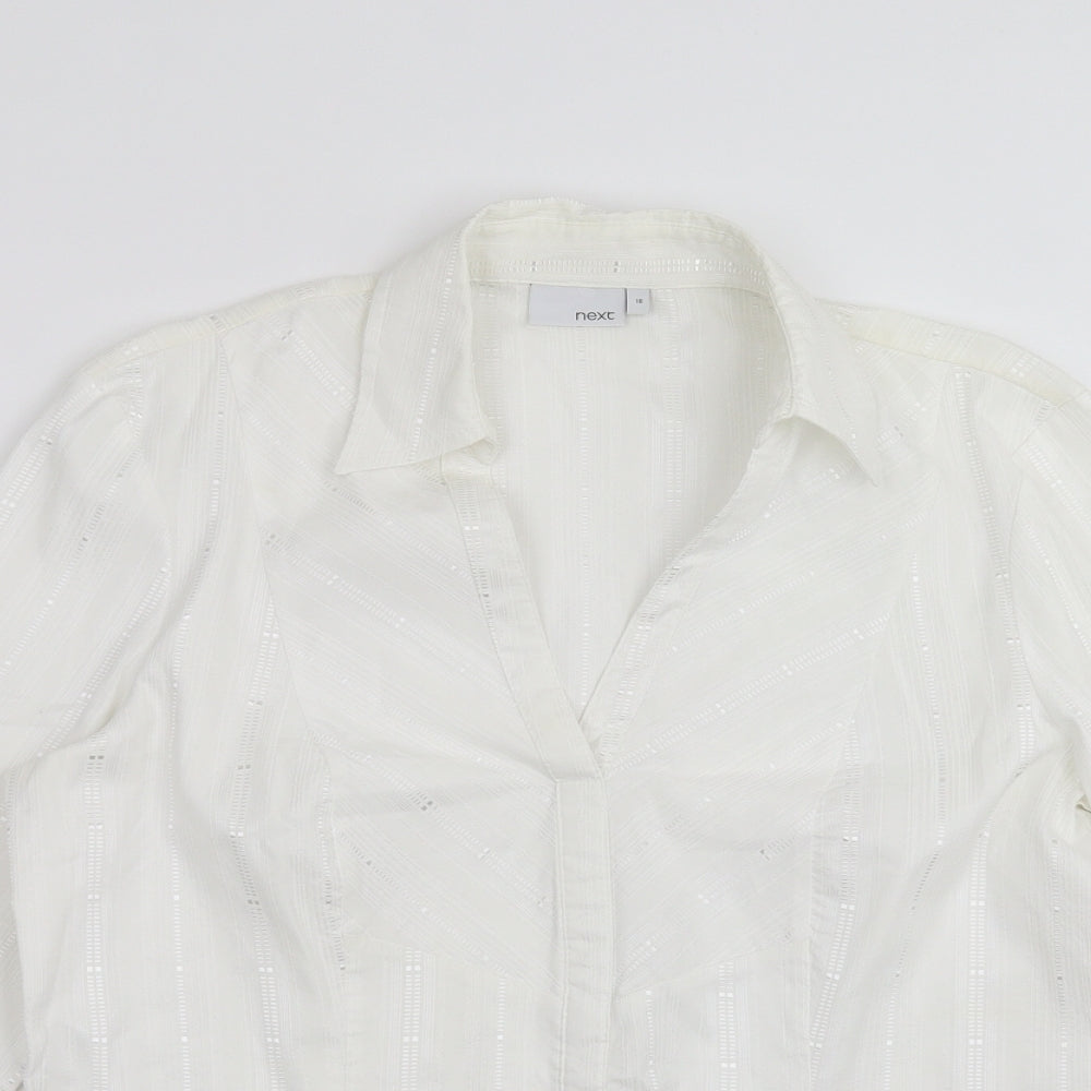 NEXT Womens White   Basic Blouse Size 18
