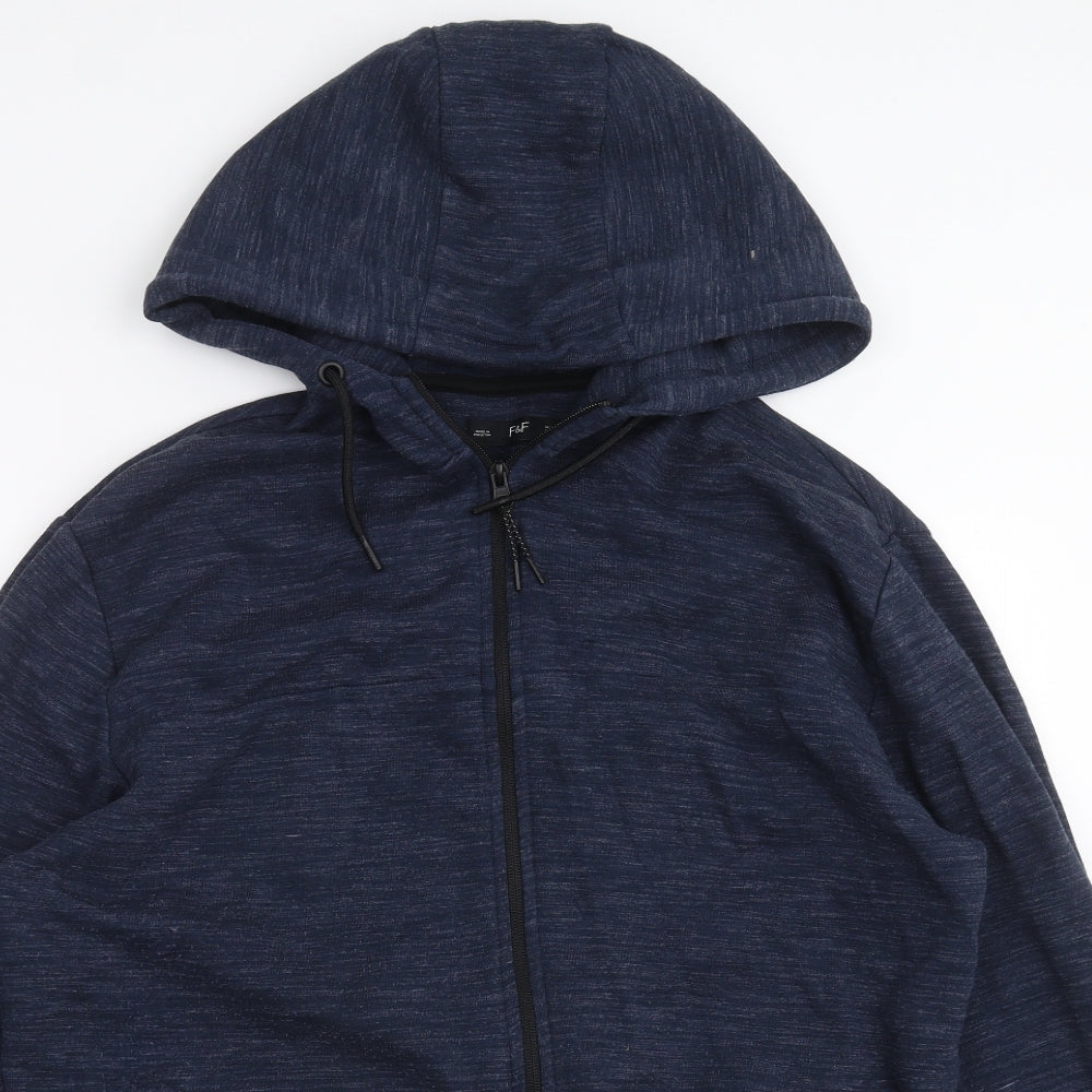 F&F Womens Blue   Full Zip Jumper Size XL