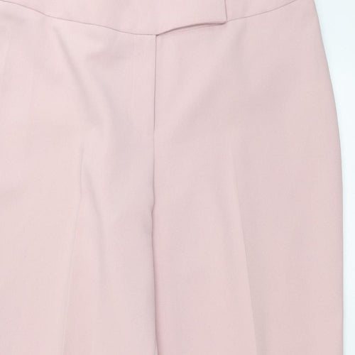 Evie  Womens Pink   Cropped Trousers Size 16 L21 in