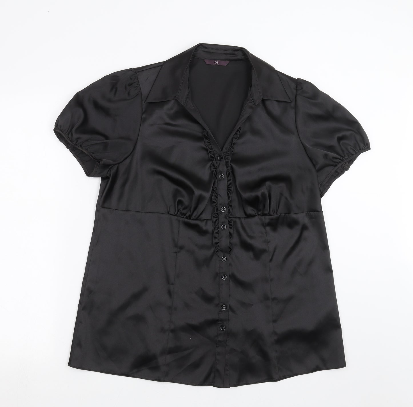 Evans Womens Black   Basic Blouse Size 16