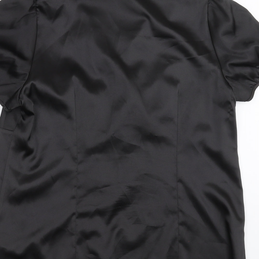 Evans Womens Black   Basic Blouse Size 16