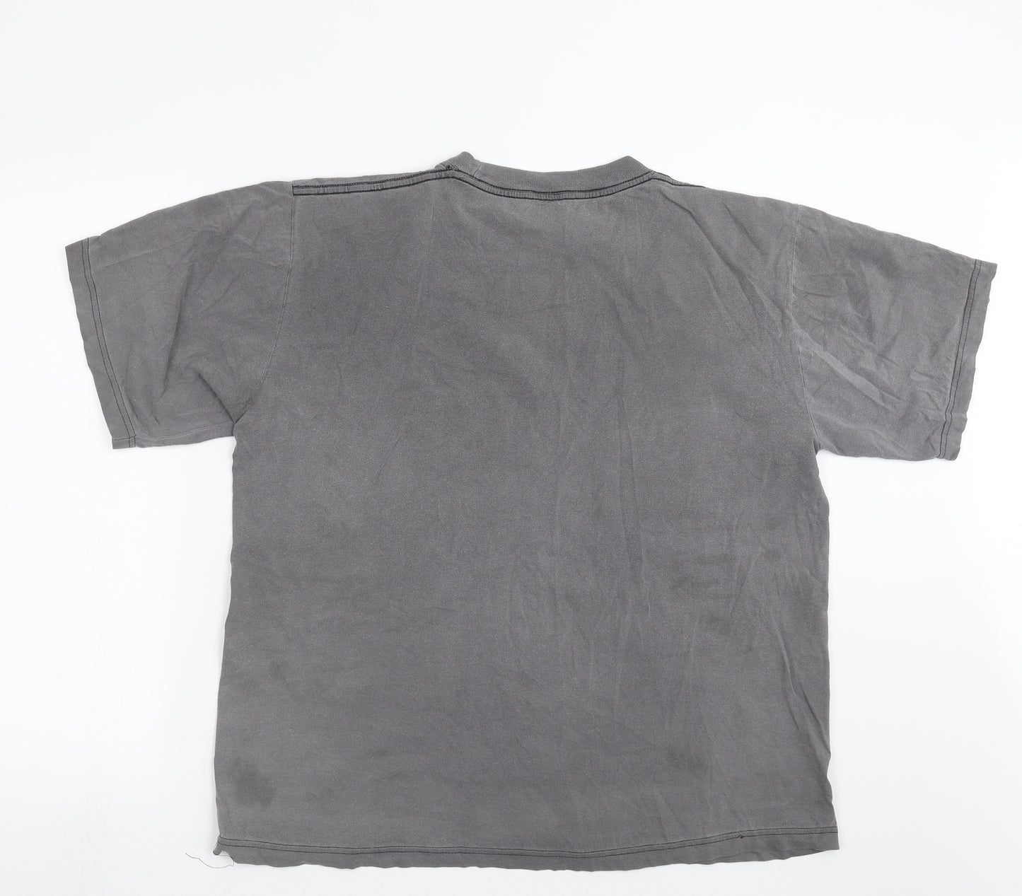 Super Mens Grey    T-Shirt Size XL  - crazy frog