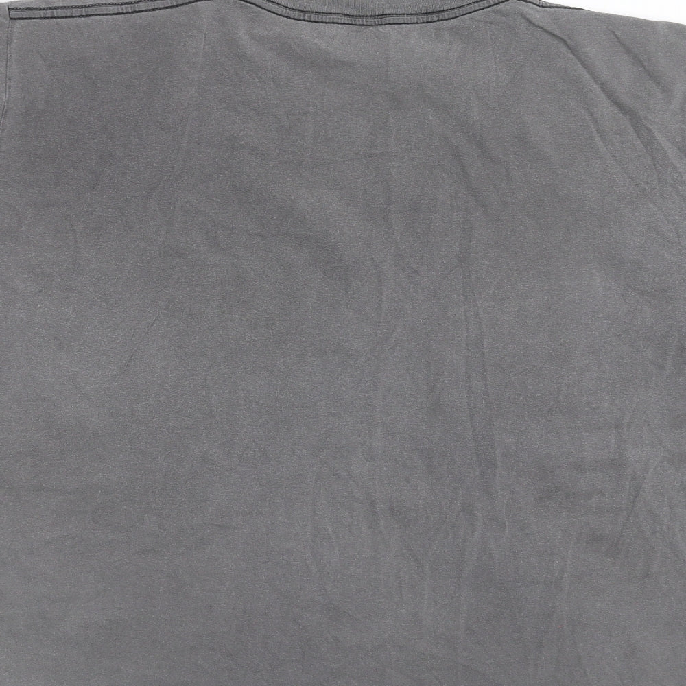 Super Mens Grey    T-Shirt Size XL  - crazy frog