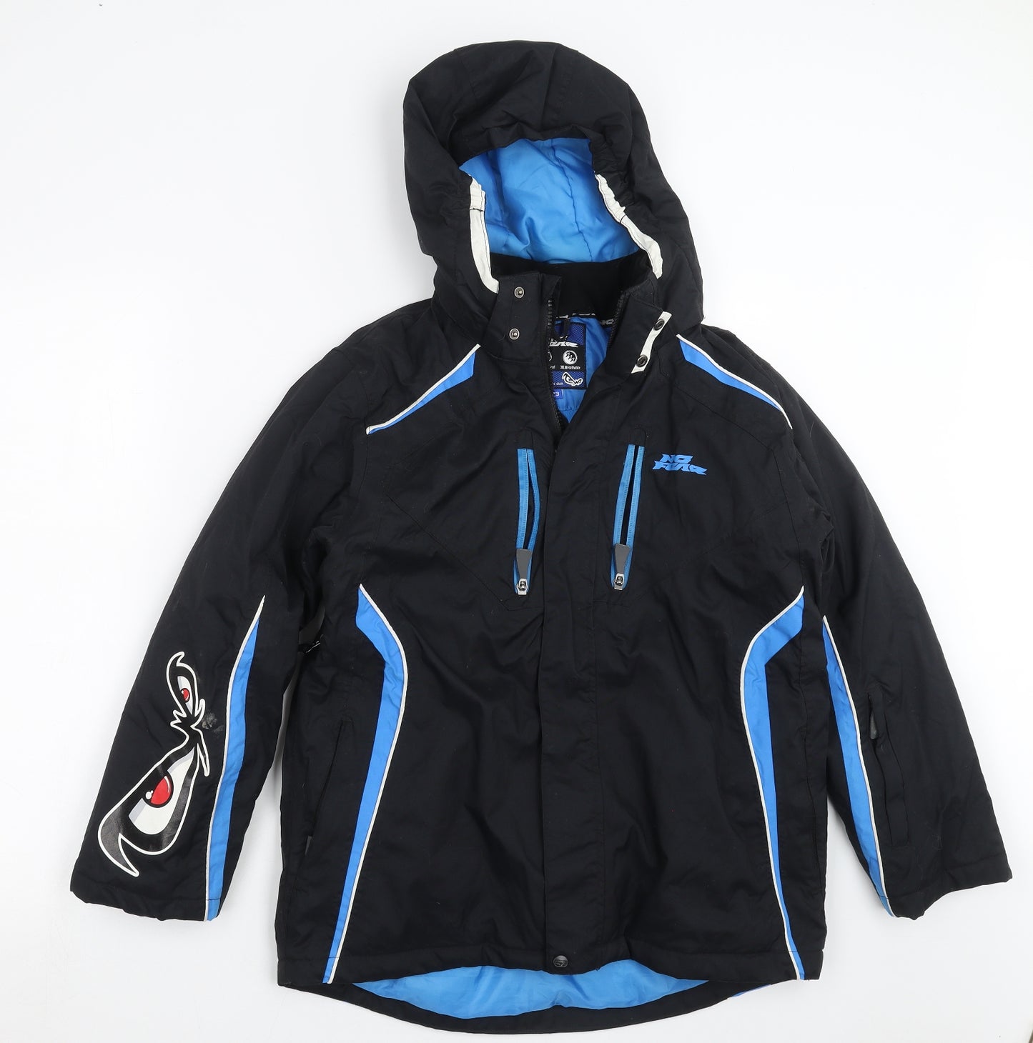 No Fear Boys Black   Ski Jacket Jacket Size 13 Years