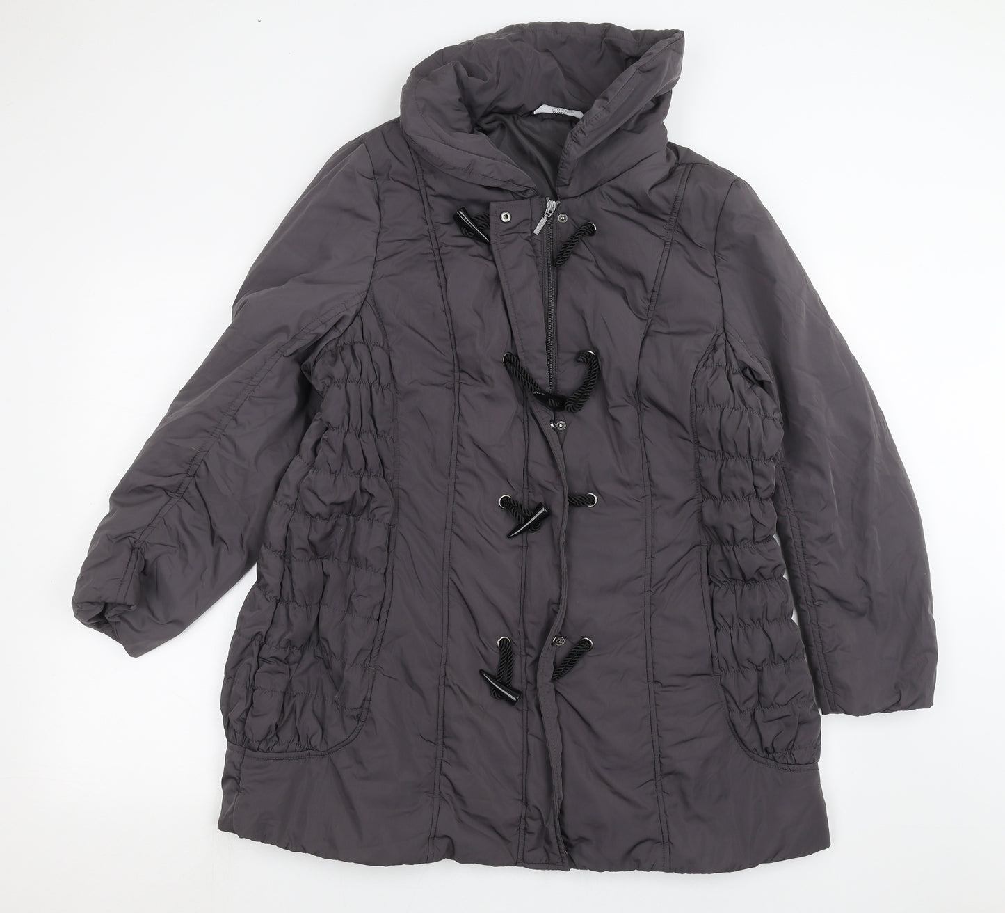 BM Womens Grey   Jacket Coat Size 18