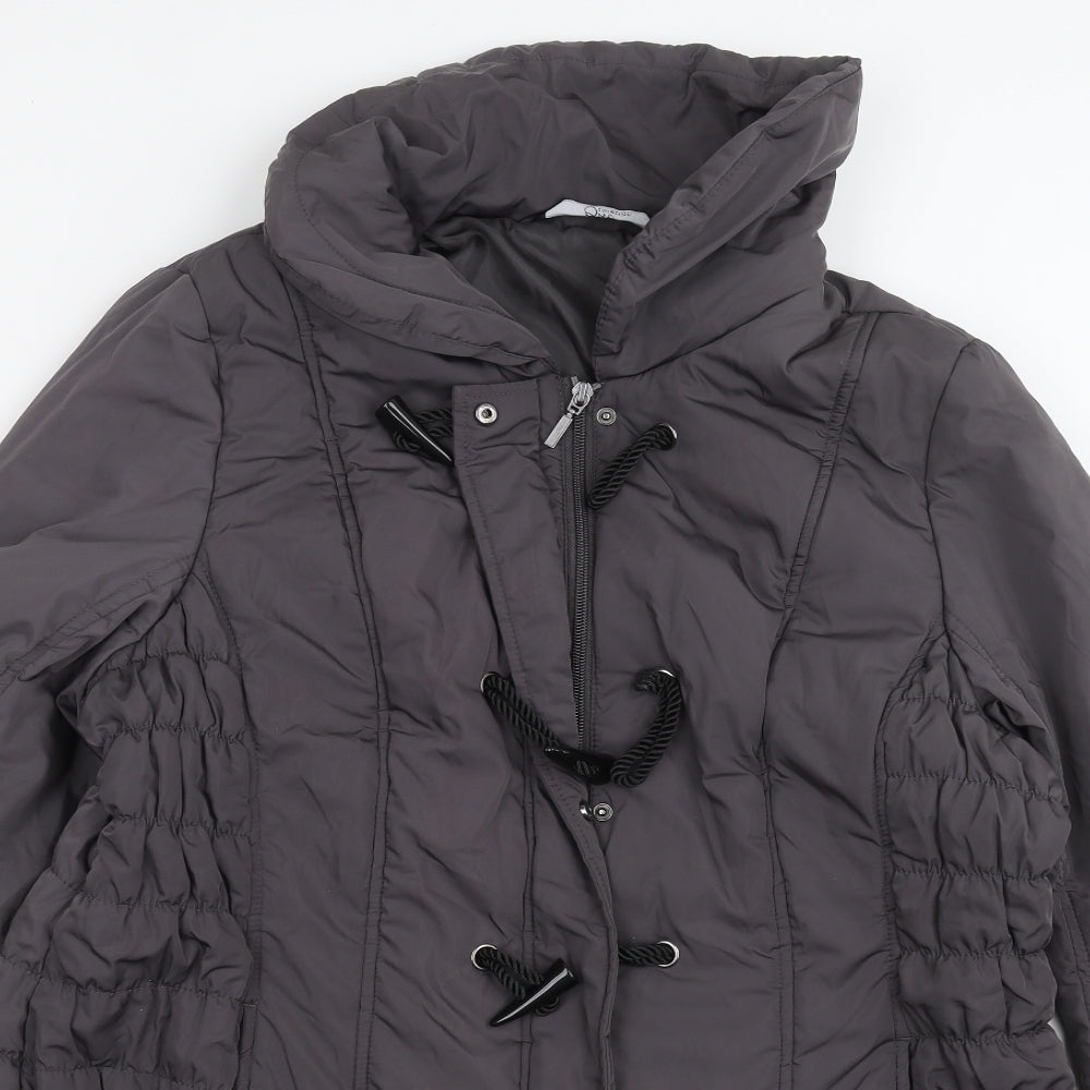 BM Womens Grey   Jacket Coat Size 18