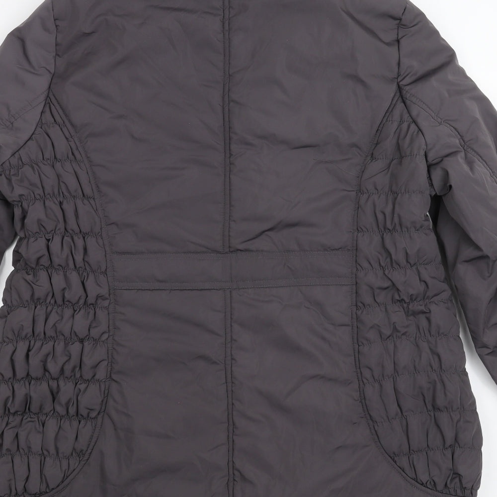 BM Womens Grey   Jacket Coat Size 18
