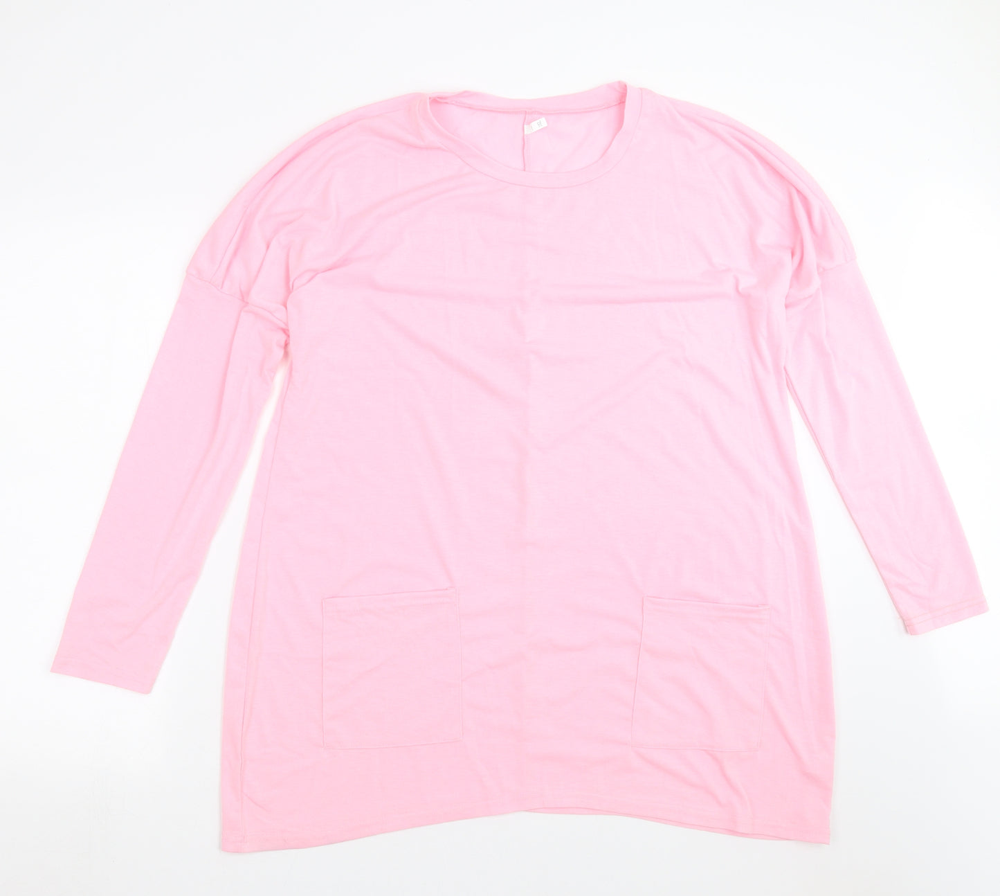 Preworn Womens Pink   Basic T-Shirt Size 3XL